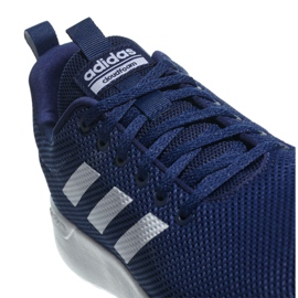 Zapatillas de running adidas Lite Racer Cln M B96566 blanco azul marino 5