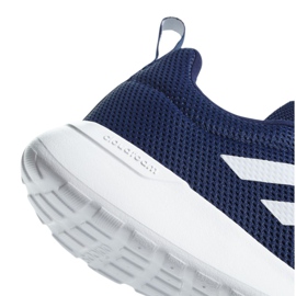 Zapatillas de running adidas Lite Racer Cln M B96566 blanco azul marino 7