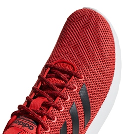 Zapatillas de running adidas Lite Racer Cln M F34571 negro rojo 4