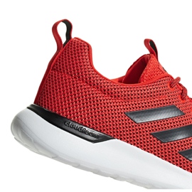 Zapatillas de running adidas Lite Racer Cln M F34571 negro rojo 7