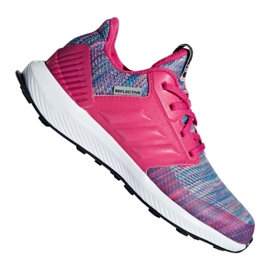 Zapatillas Adidas RapidaRun Btw Jr AH2603 rosado 2