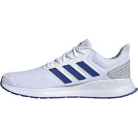 Zapatillas de running adidas Runfalcon M EF0148 blanco azul 1