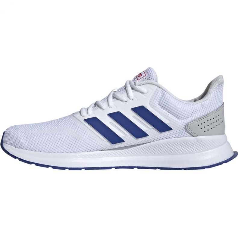 Zapatillas de running adidas Runfalcon M EF0148 blanco azul 1