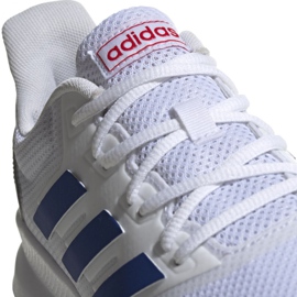 Zapatillas de running adidas Runfalcon M EF0148 blanco azul 4