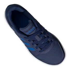 Zapatillas Adidas Hoops 2.0 K Jr EE8999 azul marino 3