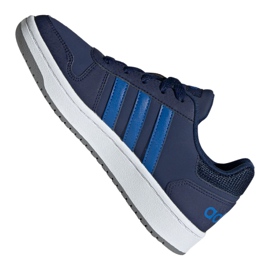 Zapatillas Adidas Hoops 2.0 K Jr EE8999 azul marino 5