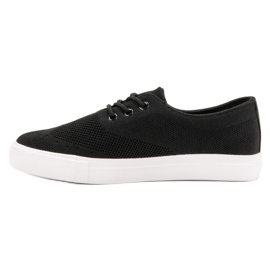 SHELOVET Zapatillas Textiles Negras negro 1