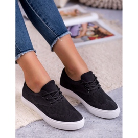 SHELOVET Zapatillas Textiles Negras negro 3