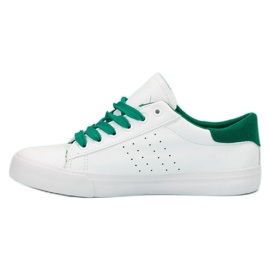 SHELOVET Zapatillas con cordones blanco 1