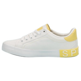 SHELOVET Zapatillas con estilo blanco 1