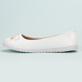 Comer Bailarinas blancas elegantes blanco 1