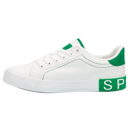 SHELOVET Zapatillas con estilo blanco 2