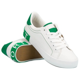 SHELOVET Zapatillas con estilo blanco 3