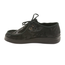 Zapatos de mujer befado pu 871D008 negro gris 2