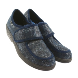 Zapatos de mujer befado pu 984D015 azul marino 4