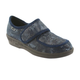 Zapatos de mujer befado pu 984D015 azul marino 1