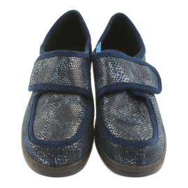 Zapatos de mujer befado pu 984D015 azul marino 3