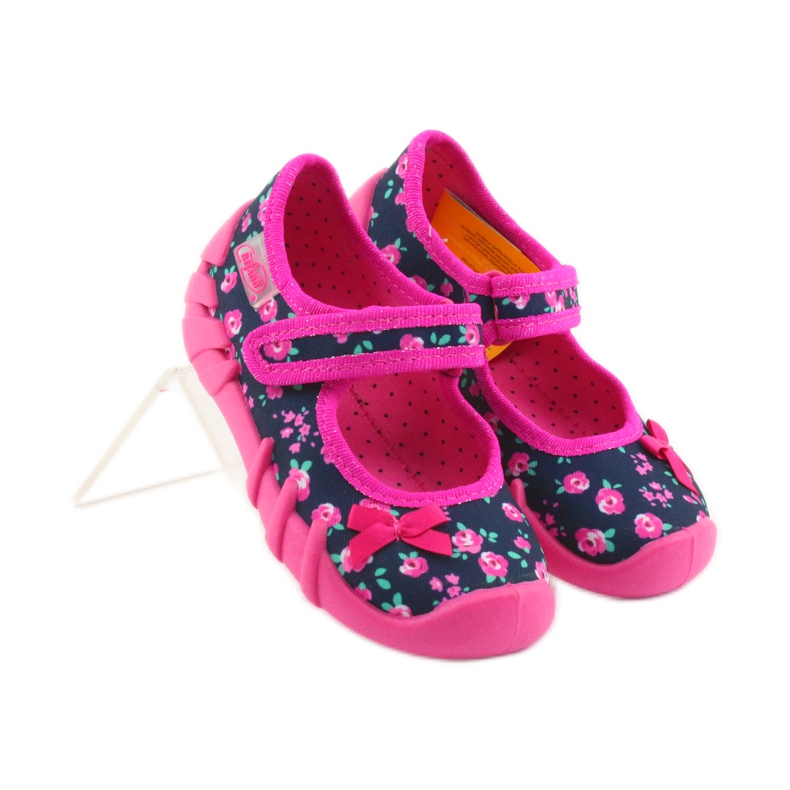 Pantuflas niña Befado 109p181 rosa azul marino 4