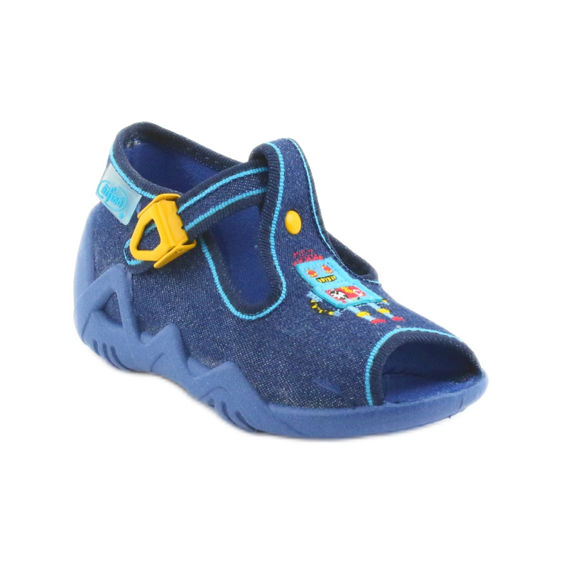 Pantuflas niño Befado 217P103 azul marino 1 Pantuflas niño Befado 217P103 azul marino 1