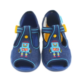 Pantuflas niño Befado 217P103 azul marino 3