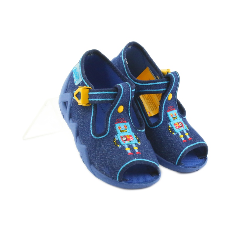 Pantuflas niño Befado 217P103 azul marino 4 Pantuflas niño Befado 217P103 azul marino 4