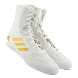 Zapatillas de boxeo Adidas Box Hog Plus blanco 4