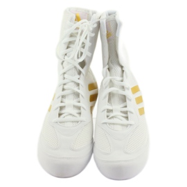 Zapatillas de boxeo Adidas Box Hog Plus blanco 3