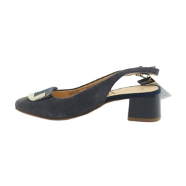 Sandalias de mujer Caprice con hebilla 29500 azul marino 2 Sandalias de mujer Caprice con hebilla 29500 azul marino 2