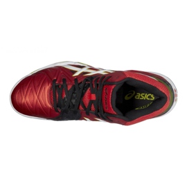 Zapatillas de voleibol Asics Gel-Cyber ​​Sensei 6 Mt M B503Y-2101 multicolor rojo 3