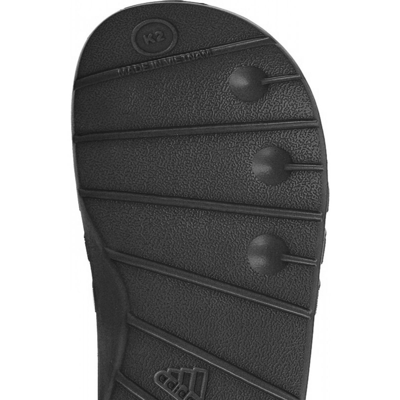 Zapatillas Adidas Duramo Slide K Jr G06799 blanco negro 1