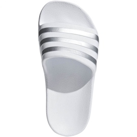 Zapatillas Adidas Adilette Aqua K Jr F35555 blanco 2