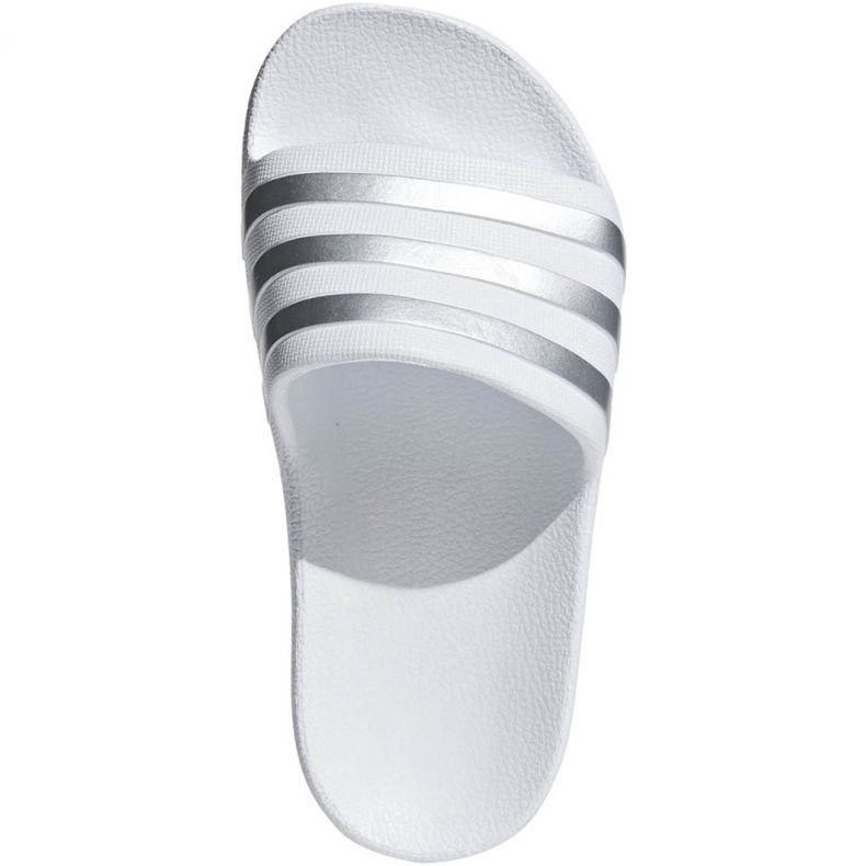 Zapatillas Adidas Adilette Aqua K Jr F35555 blanco 2