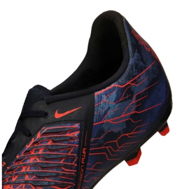 Zapatillas de fútbol Nike Phantom Vnm Elite Fg Jr AO0401-440 negro azul marino 4