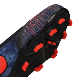 Zapatillas de fútbol Nike Phantom Vnm Elite Fg Jr AO0401-440 negro azul marino 6