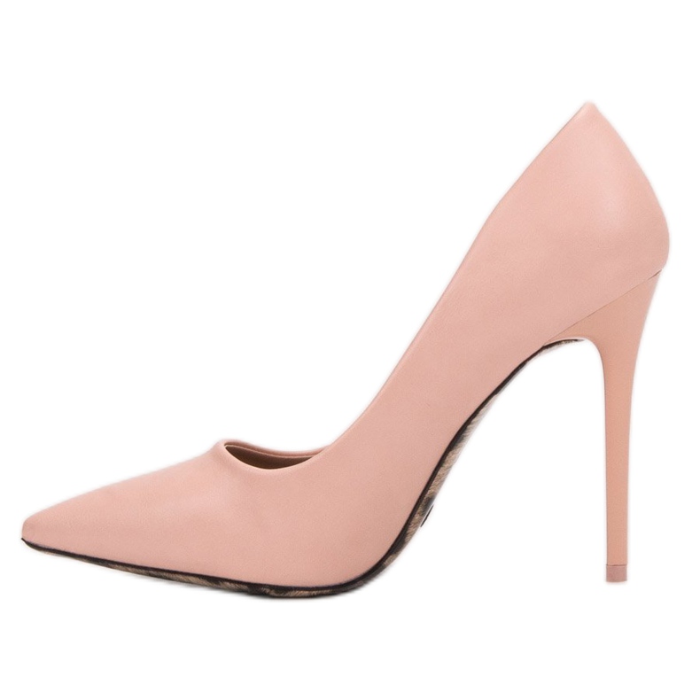 SHELOVET Tacones altos sexy rosado 1