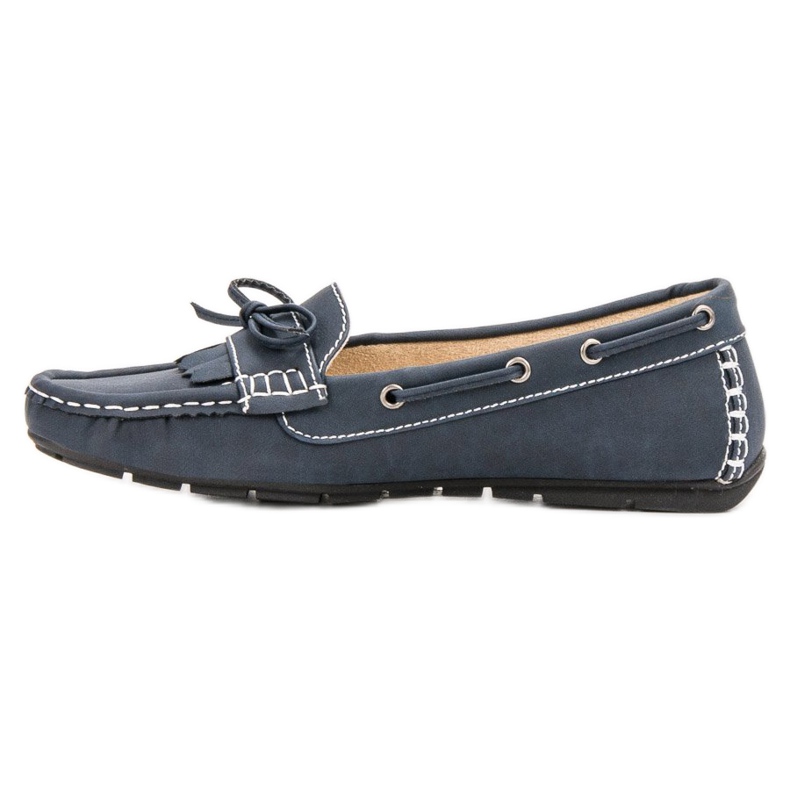 SHELOVET Mocasines con lazo azul 1 SHELOVET Mocasines con lazo azul 1