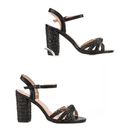 Sandalias VICES trenzadas negro 2