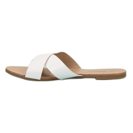 Primavera Zapatillas planas cómodas blanco 3