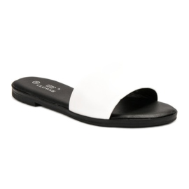 Clowse Pantuflas Blancas Clásicas blanco 3