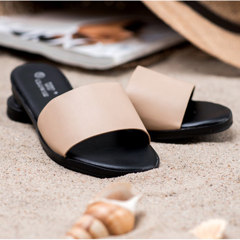 Clowse Pantuflas Beige Clásicas 1