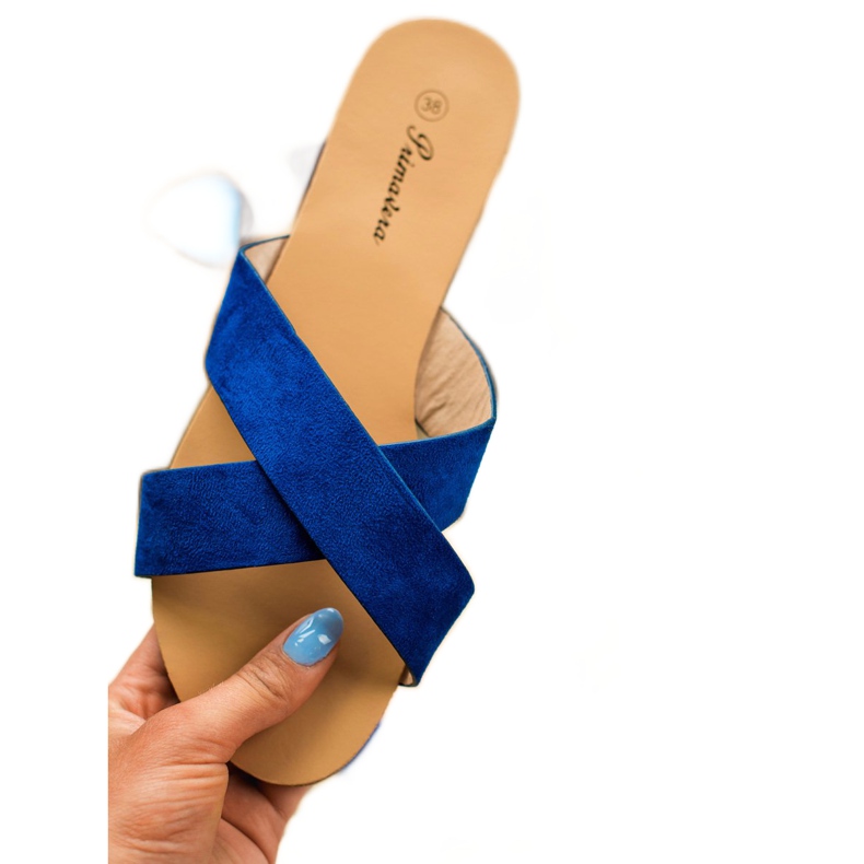 Primavera Zapatillas planas cómodas azul 1