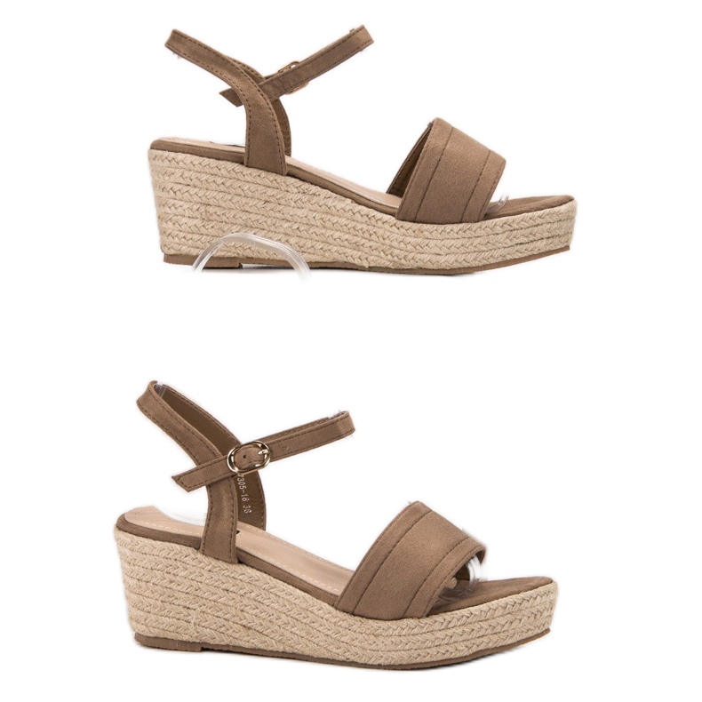 Vices Sandalias en la plataforma marrón 1 Vices Sandalias en la plataforma marrón 1