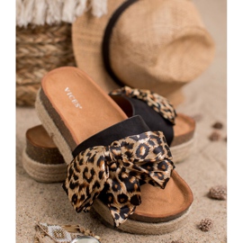 Vices Zapatillas de moda con estampado de animales negro 2 Vices Zapatillas de moda con estampado de animales negro 2