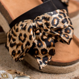 Vices Zapatillas de moda con estampado de animales negro 3