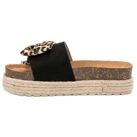 Vices Zapatillas de moda con estampado de animales negro 1 Vices Zapatillas de moda con estampado de animales negro 1