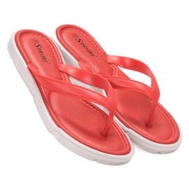 Seastar Chanclas de goma rojo 2