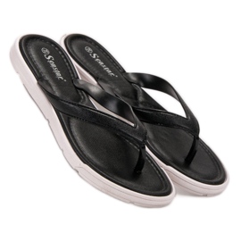 Seastar Chanclas de goma negro 3