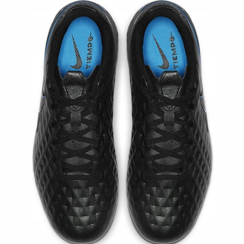 Zapatillas de fútbol Nike Tiempo Legend 8 Academy FG / MG Jr AT5732 004 negro negro 1