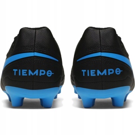 Zapatillas de fútbol Nike Tiempo Legend 8 Club FG / MG Jr AT5881-004 negro negro 4