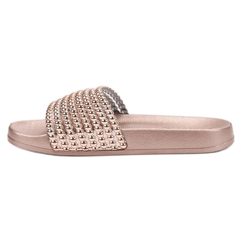 Bello Star Pantuflas de goma para mujer rosa 1